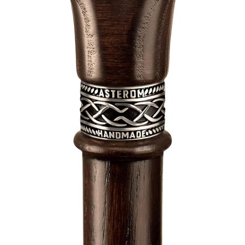 Asterom Walking Cane - Handmade Wolf Cane - Cool Walking Canes for Men and Women - Wooden, Carved, Unique - Walking Sticks for Men & Seniors