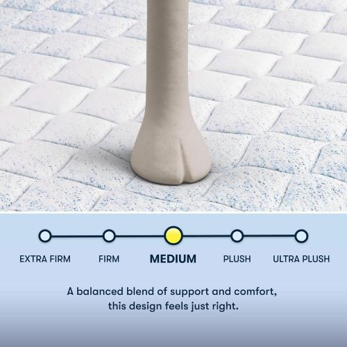 Serta Sleeptrue Medium 12 Queen/King Hybrid Mattress in a Box, Cooling, Breathable, and Pressure Relieving - 100 Night Trial, CertiPUR-US Certified and 10 Year Limited Warranty