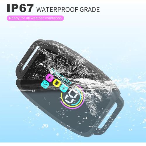 Black 2025release Bark Collar for Large Medium Small Dogs, Smart Rechargeable Anti Barking Training Collar, 8 Sensitivity Levels, Beep/Vibration/Shock,IP67 Waterproof, Color Display