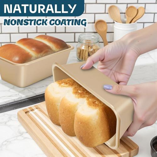 Baking Pans Set, Nonstick Stackable Bakeware Sets, Oven Pans for Cooking, AIVIKI 6 Pieces Baking Sheets Set Including Cookie Sheet, Deep Roaster Pan, Square Pan, Loaf Pan, Muffin Pan, Carbon Steel