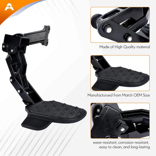ASOPARTS Rear Bed Step Compatible with 2019 2020 2021 2022 2023 2024 2025 2026 Dodge Ram 2500 3500 Retractable Bumper Tailgate Step # 82215842AE 82215842AC 82215842AD 82215842AH