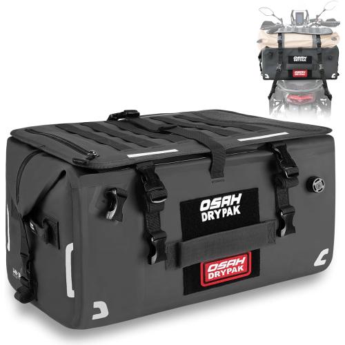 Waterproof Motorcycle Tail Bag, 40L Waterproof Duffel Bag, Motorcycle Dry Bag, Multifunctional Luggage Bag with Shoulder Straps for Travel, Camping, Fishing