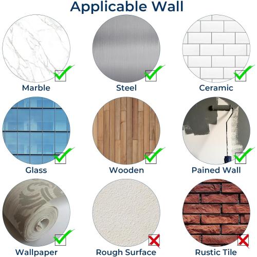 Shampoo and Conditioner Dispenser, Pollock Shower Soap Dispenser 3 Chamber No Drill, Wall Mounted Shampoo Body Wash Conditioner for Bathroom Large Capacity,White