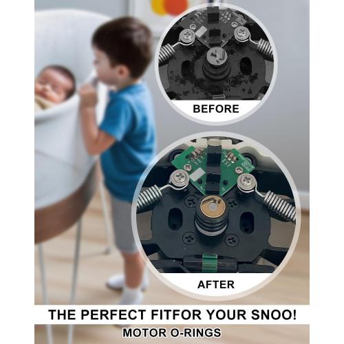 16PCS O-Type Kit for Snoo, with 3PCS Cable Ties Compatible with SNOO Smart Sleep Cradle