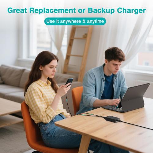 65W Charger Compatible with Microsoft Surface Pro 11, 10, 9, 8, 7 , 7, 6, 5, X, Laptop 7/6/5/4/3/2/1/Studio, Go 4/3/2/1, Book 3/2/1, Support 44W 36W, 10FT