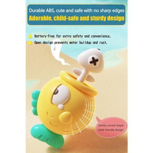 Bath Toys for Kids Ages 1-3 - Magnetic Fishing Toy Set (8 PCS) with 5 Floating Sea Animals, Net & Water Sprayer, Fun Baby Bath & Swim Time Activity, Ideal Gift for 1-6 Year Old Boys & Girls