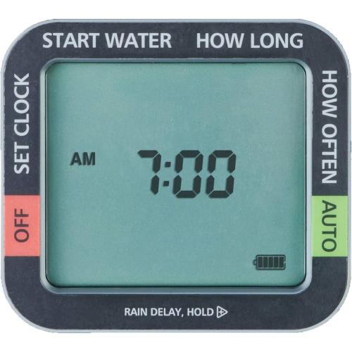 Melnor 65138AMZ AquaTimer Digital Hose Timer, 1-Zone Timer, QuickConnect Bundle, Black, Yellow