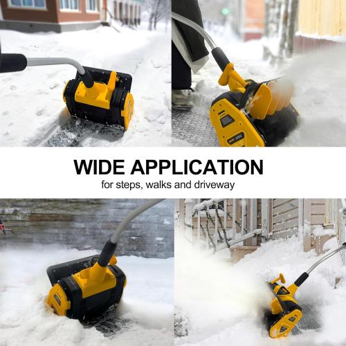 40V Cordless Snow Shovel Compatible with Dewalt 20V Battery(Tool Only), Electric Power Snow Thrower, Handheld Snow Blower with 13.2 in. Width 8 in. Depth, 26.5' ft Throwing Distance
