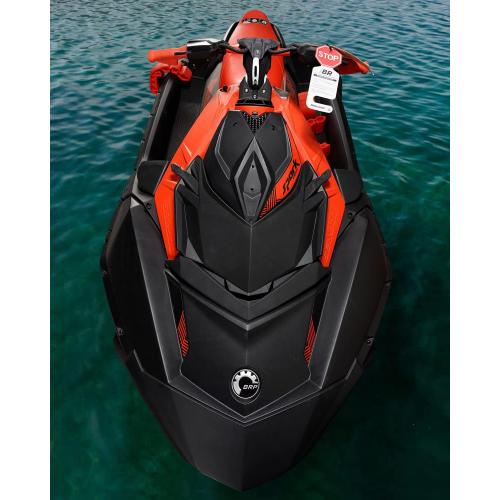 A & UTV PRO Front Storage Cargo Bin Kit for Sea Doo Spark, 7.4 Gallon (28 L) Large Storage Bin,Front Deflector Lid Kit for Sea-Doo Spark,Spark TRIXX,Replace OEM # 295100504#295100864
