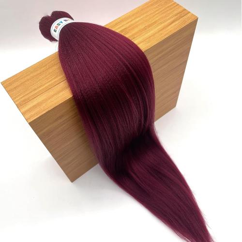 Red Braiding Hair Pre Stretched 3 Pack Colored EZ Prestretched Braiding Hair 26 in Hot Water Setting Yaki Braiding Hair Itch Free Synthetic Fiber Corchet Twist Braids Hair Extensions by UPruyo