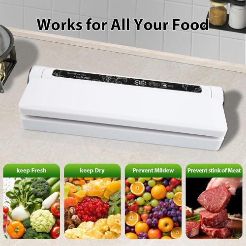 Food Vacuum Sealer Machine Heat Seal Hand Held Portable Plastic Compact Bag Vacuum Sealer Handheld For Food Storage