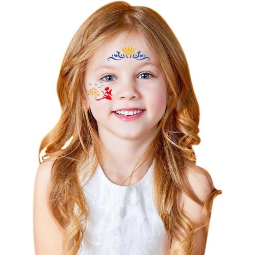 28 Pcs Face Paint Stencils Kits Face Painting Stencils Reusable Face Tattoo Painting Templates Body Makeup Painting Templates for Kids Face Painting Holiday Halloween Tattoo Stencils (Mix02)