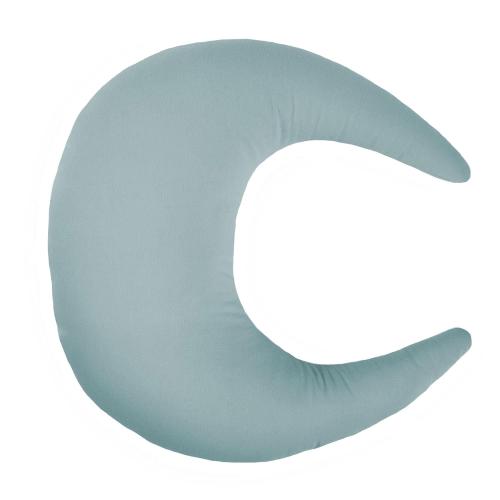 snuggle me Organic Nursing Pillow - Bottle & Breastfeeding Pillow with Organic Cotton Cover & Fiberfill, Machine Washable, Newborn Essentials Must Haves (Slate)