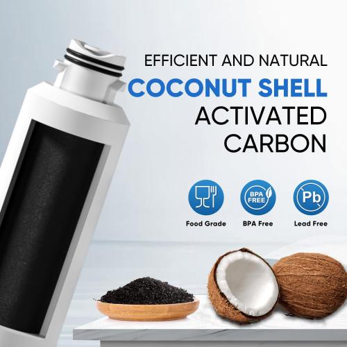 PUREPLUS DA29-00020B Replacement for Samsung RF28HMEDBSR, RF263BEAESR, HDX FMS-2, HAF-CIN/EXP, RF4287HARS, PL-200, RFG297HDRS, RF28HFEDBSR, DA97-08006A 469101 RWF0700A Refrigerator Water Filter, 2PACK