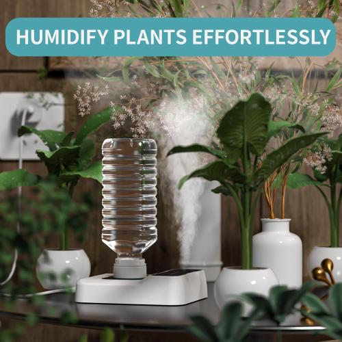 Portable Humidifiers for Travel, Small Mini Humidifier with Auto Shut-Off, Nightlight and Storage Bag for Hotel, Bedroom or Office, Plant Humidifier Indoor, White