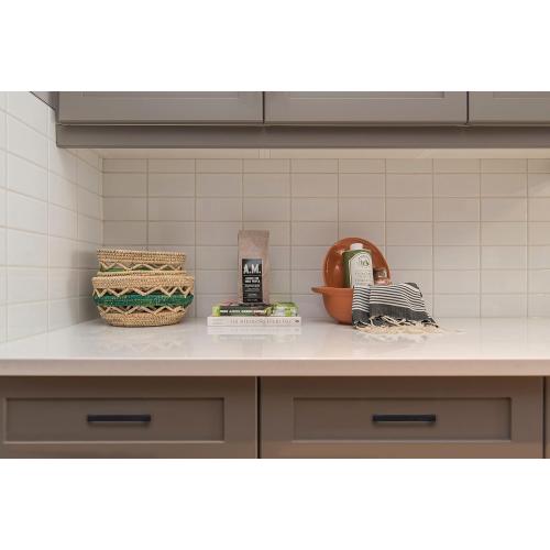 Ravinte 30 Pack Size 3 inch  Solid 3 Inch Center to Center Slim Square Bar Drawer Handles Kitchen Cabinet Handles Black Drawer Pulls Kitchen Cabinet Hardware Matte Black Dresser Pulls for Cupboard