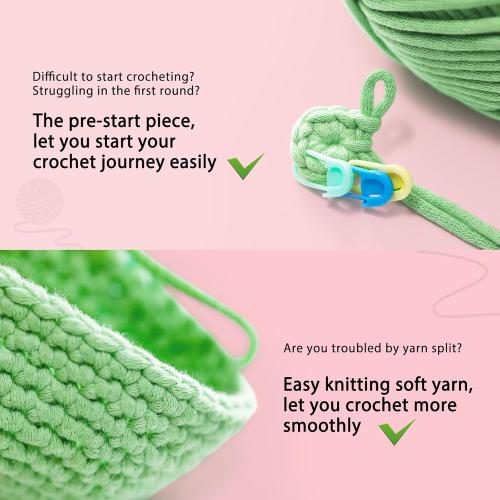 Crochet Kit for Beginners: 2 PCS Axolotl Crochet Kit, Create Your First, Include Hook, Soft Yarn, and Accessories, Starter DIY Crafts for Adults, Teens