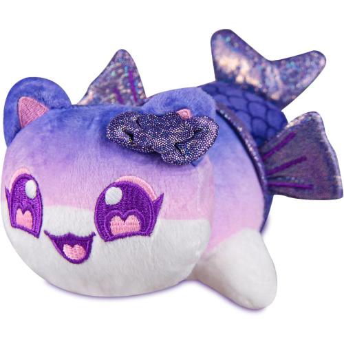 Purple Mermaid MeeMeow Cat Plush Stuffed Animal Plushies for Kids Birthday Gift