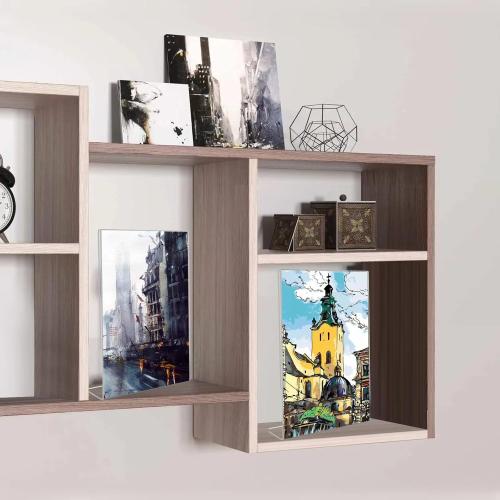 6Pack 8x10 Clear Acrylic Picture Frames, Set Of 6 Clear Acrylic Frameless Transparent Frame Gift for Desktop Display, Vertical Standing Picture or Display Sign Holder with Inserts for Home Office