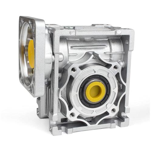 NMRV040 Worm Gear Gearbox Ratio 20:1,18mm Output Shaft,RV40 NMRV-040 Metal Gearheads Worm Gear Reducer for Nema34 Stepper Motor/Servo Motor