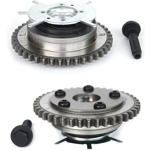 Pair Camshaft Phaser VVT Variable Valve Timing Cam Sprocket Replacement for 2004-2011 Ford Expedition Explorer Lobo Mu-stang F150 F250 F350 Pickup Na-vigator Mark LT Moun-taineer 5.4L 3V Triton