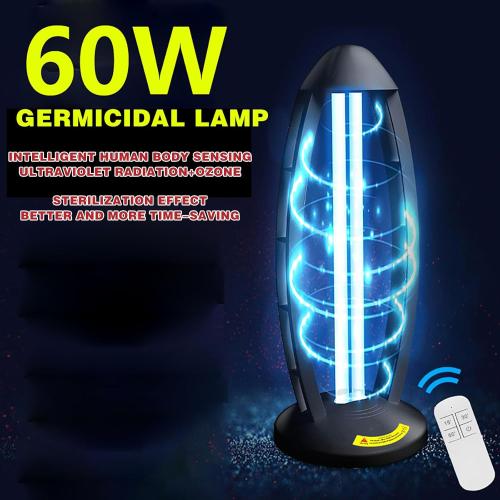 Night Light Glass Light Bulb Universal UV-C Bedside Lamps - Bedroom Lamps,Bed Lamp,Uvo Lamp Spaces up to 450 Square,Fresh Air and Improve Sleep Quality - Bedroom Lights (60W-BK*1)