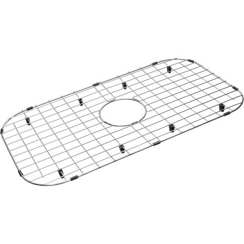 Serene Valley Sink Protector Grid 26-1/16 x 14-1/16, Centered Drain with Corner Radius 3-1/2, 304 Stainless Steel Material NLW2614C