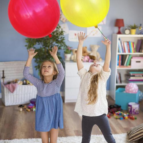 30Pcs Punch Balloons, Thickened Neon Punching Balloon Heavy Duty Party Favors for Kids with Rubber Band Handle, Bouncy Balls for Birthday Weddings Goodie Bag Stuffer Supply