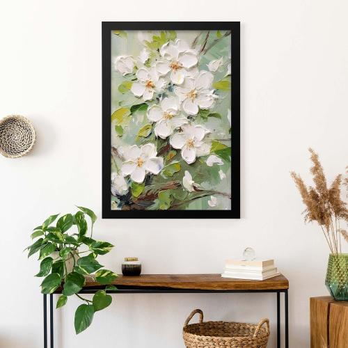 QDSSDECO 24x36 Poster Frame Black Wood Frame with Plexiglass Horizontal and Vertical Formats Hanging on the Wall Display Picture, Set of 1