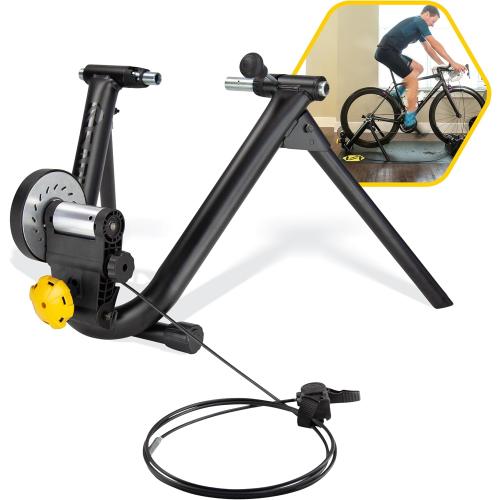 Saris Mag and Mag Plus Indoor Bike Trainer, Magnetic Resistance, Compatible with Zwift App