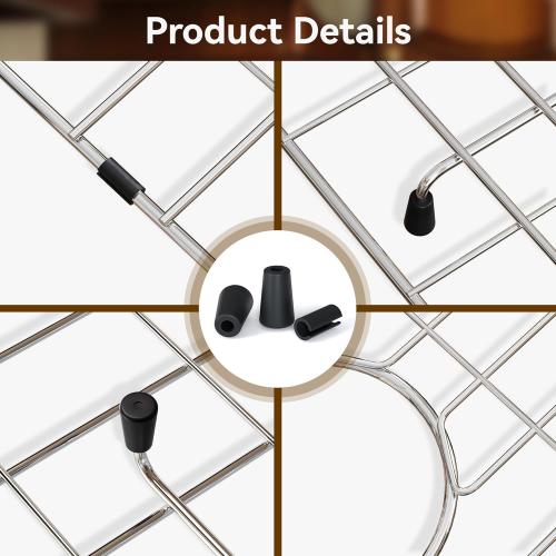 Sink Protector Grid 26-1/16 x 14-1/16,Centered Drain with Corner Radius 3-1/2, Stainless Steel Material(Centered Drain)