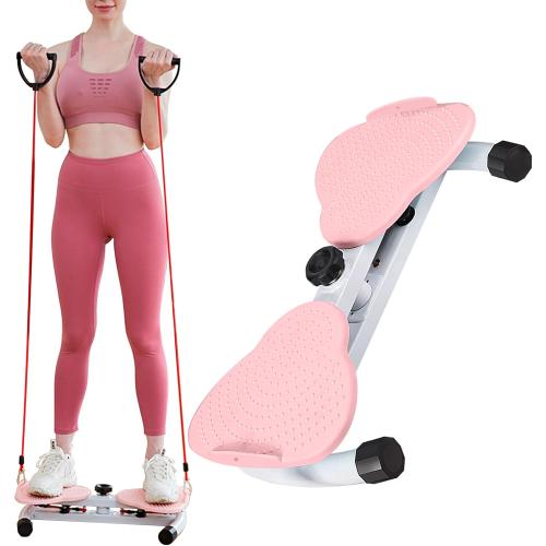 Waist Twist Workout Machine, Ab Machine Weight for Slim Waist and Core Ab Exercise Foot Massage and Weight Loss, Noiseless Home Gym Exercise Equipment for Women Men