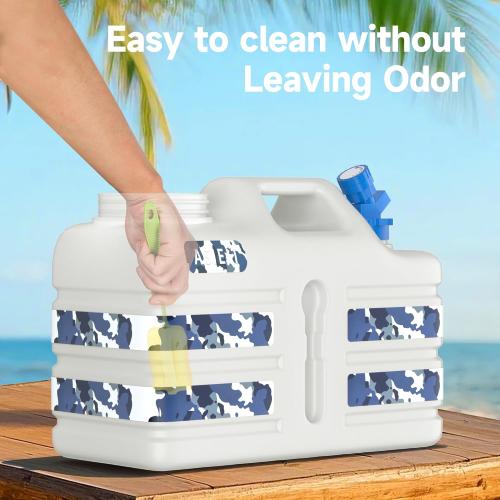 Gallon Water Jug with Spigot, Portable Water Tank BPA Free, Leak-Proof Water Containers for Camping Water Storage Containers for Emergency Outdoor Hiking