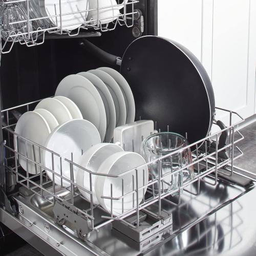 Specialty Nonstick Woks & Stir-Fry Pan Oven Broiler Safe 350F Cookware, Pots and Pans, Dishwasher Safe Black