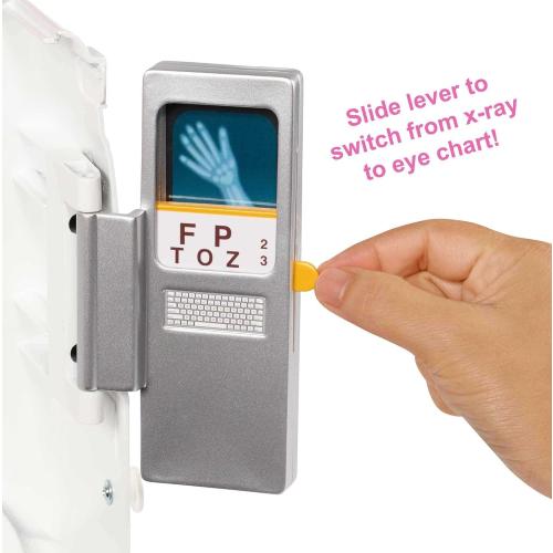 ​​​Barbie Playset with 20  Accessories, Emergency Vehi​​cle Transforms into 2  Foot Hospital with Lights and Sounds, Care Clinic​​​​​​​​