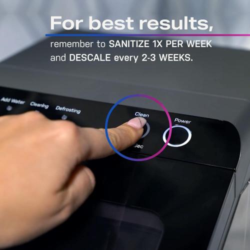 GE Profile Opal 1.0 Nugget Ice Maker| Countertop Pebble Ice Maker | Portable Ice Machine Makes up to 34 lbs of Ice Per Day | Stainless Steel