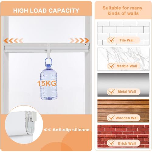 Persilux No Drill No Tools 100% Blackout Roller Shades for Window Blinds Cordless Room Darkening Roller Blinds, UV Protection Thermal Insulated Shades for Home Easy to Install (White, 31.5W x 72H)