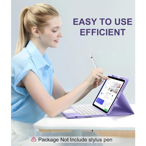 Harvopu for iPad A16 11th/10th Generation Case with Keyboard, Folio Cover