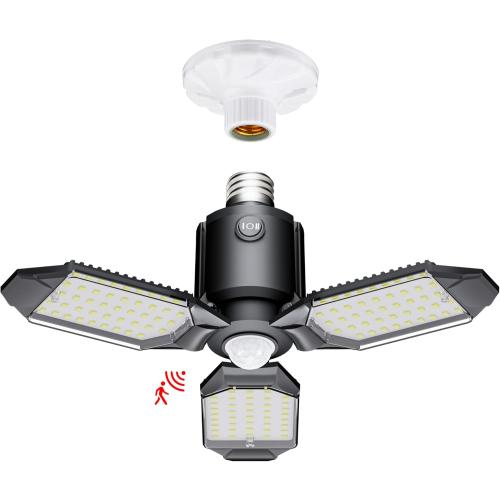 Motion Sensor Garage Light, 80W Motion Activated LED Shop Light for Stairway, Workshop, Basement (1Pack)