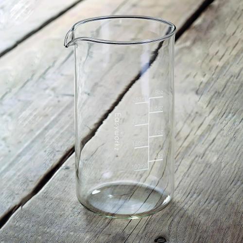 Easyworkz Borosilicate Glass Replacement Beaker for 9oz French Press Coffee Maker