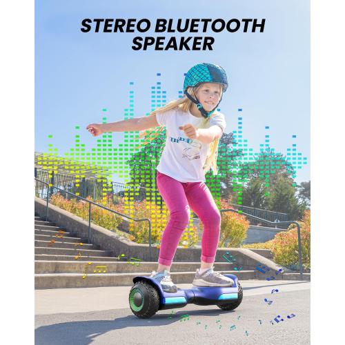 Gyroor Self Balancing Scooter New G13 All Terrain Balancing Scooter with LED Lights & 500W Motor, Self Balancing Off Road with Bluetooth for Kids ages 6-12 and Adults