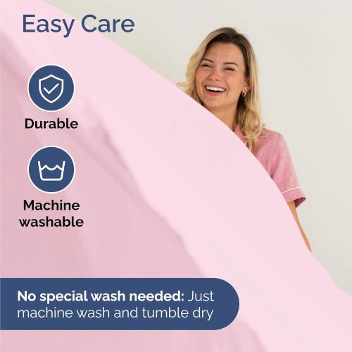 CGK Unlimited 4 Piece   6 Piece Queen Bed Sheets Set - Light Pink