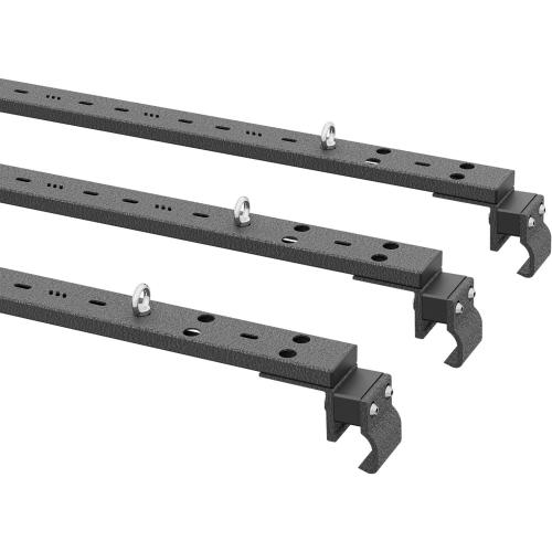 Heavy Duty 400 LBS Roof Rack Cross Bars Compatible with Flush & Raised Side Rails, Adjustable Crossbars Cargo Carrier Rooftop Luggage Fit Most SUVs Cars Vehicles