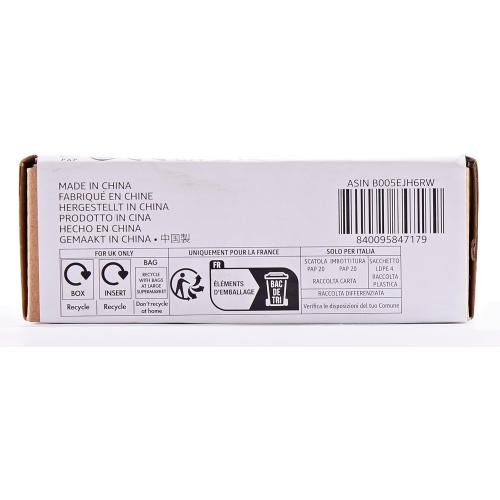 Amazon Basics 3-Button USB Wired Mouse with Scrolling and Tracking - Standard, Black