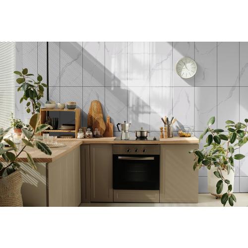 10-Pack Peel and Stick White Marble Wall Panels (11.8 x 23.6) – 19.4 Sq. Ft. Waterproof PVC Tiles for Kitchen, Bathroom, Living Room & Accent Walls – Heat-Resistant Self-Adhesive Backsplash Tiles