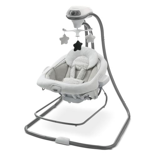 Graco DuetConnect LX Portable Baby Swing and Bouncer, Multi-Direction Baby Bouncer Seat, Multiple Swing Speeds, Great Gift for New Parents, Redmond