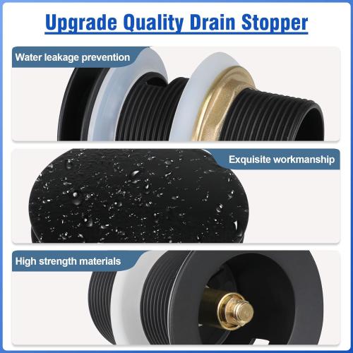 Pop-up Drain Kit for Freestanding Bathtub Tub Drain/Stopper,Freestanding Bathtub Drain Stopper,Suitable for Most Freestanding Bathtub