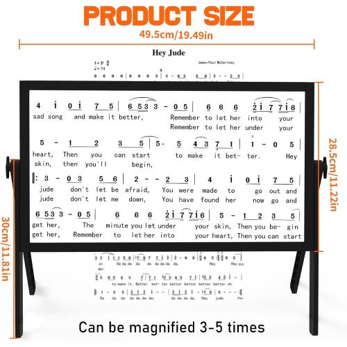 21 inch Screen Magnifier for Laptop ，3D HD Screen Expanders for Movies, Videos, and Gaming, Screen Enlarger with Adjustable Angle Design Amplifier Desktop Magnifying for Seniors Reading (Black)