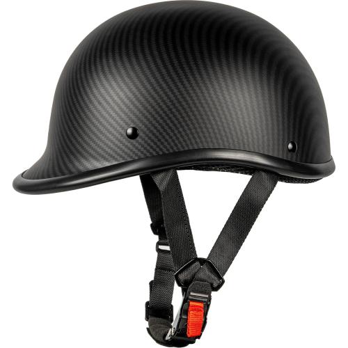 Vintage Motorcycle Half Helmet - Lightweight Low Profile Open-Face Half-Face Helmet – DOT Approved