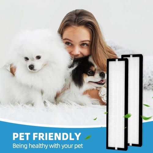 182550 HEPA Replacement Filter for Bionaire BAP536UV-U Air Purifier, Holmes HAP537UV 2141139, 2 Pack HEPA Replacement Filters